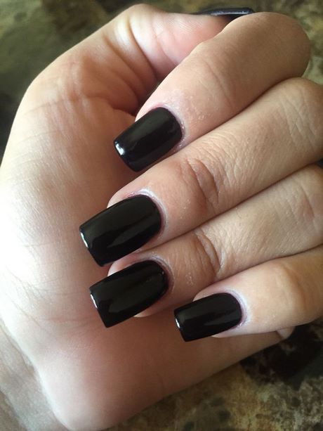 fake-nails-with-black-tip-78_12 Unghii false cu vârf negru