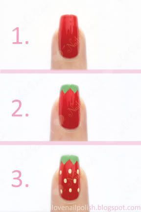 fruit-nail-art-designs-step-by-step-05_7 Fructe nail art modele pas cu pas