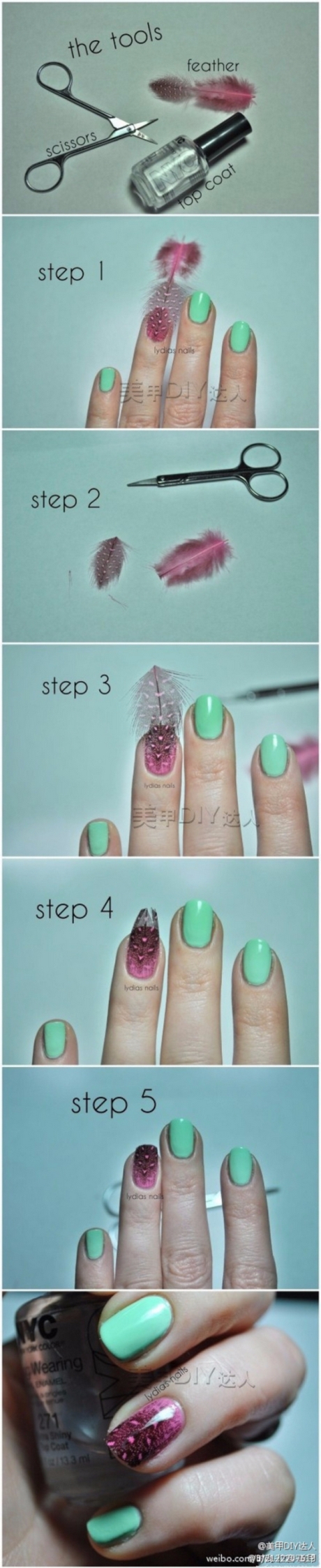 gel-nail-art-designs-step-by-step-36_16 Gel nail art proiectează pas cu pas