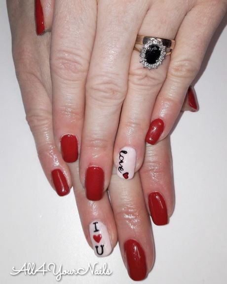 gel-nail-designs-valentines-day-57_19 Gel de unghii modele Ziua Îndrăgostiților