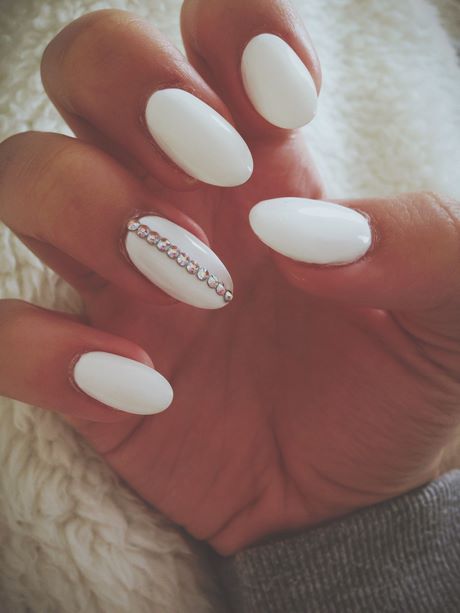 gel-nail-designs-white-31_14 Gel unghii modele alb