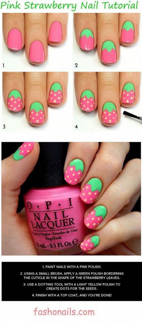 green-and-pink-nail-art-54_3 Arta unghiilor verde și roz