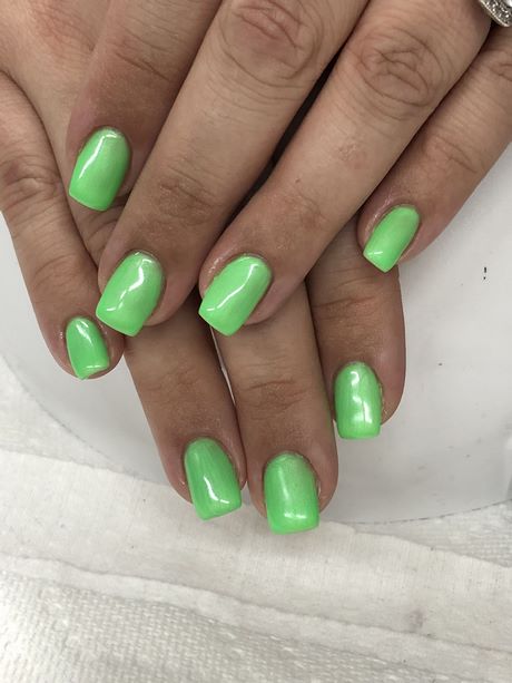 green-gel-nail-designs-11_7 Modele de unghii cu gel verde