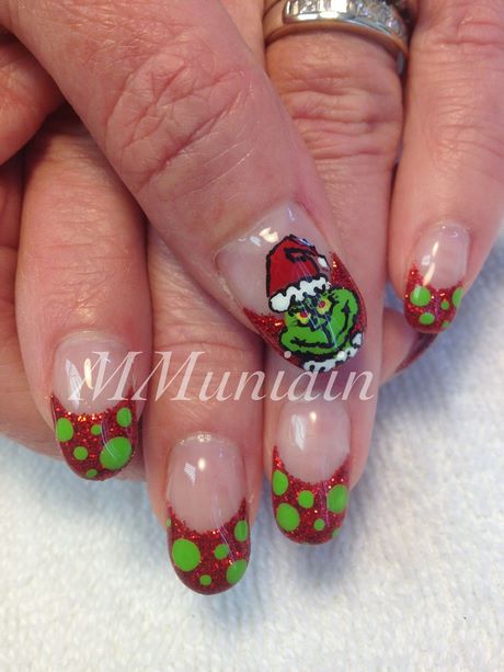 grinch-christmas-nail-designs-32_4 Grinch modele de unghii de Crăciun