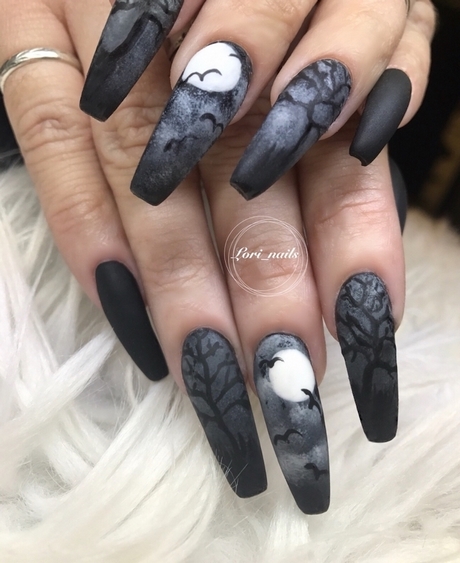 halloween-coffin-nail-designs-96 Halloween sicriu unghii modele