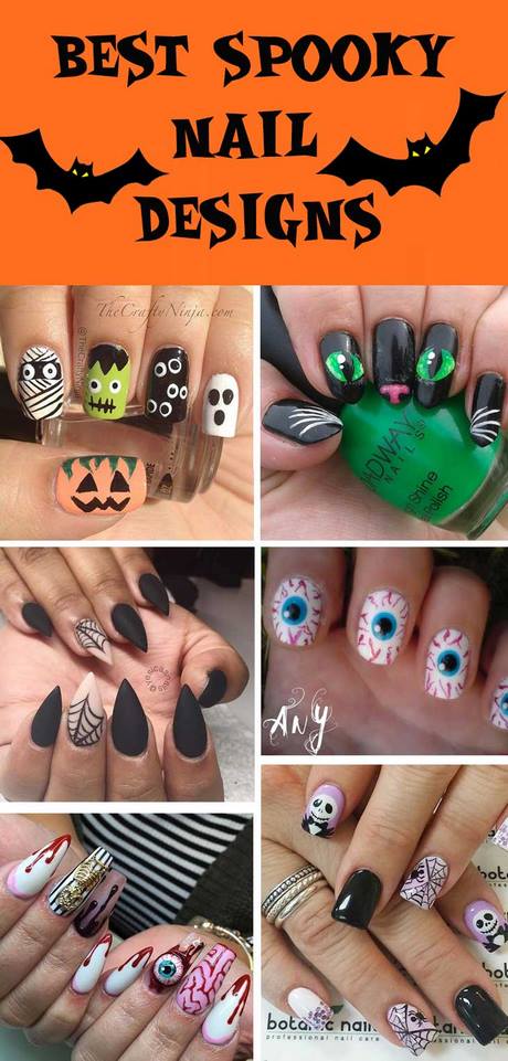 halloween-nail-color-ideas-86_11 Idei de culoare pentru unghii de Halloween