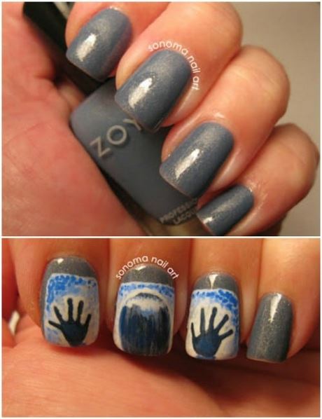 halloween-nail-color-ideas-86_4 Idei de culoare pentru unghii de Halloween