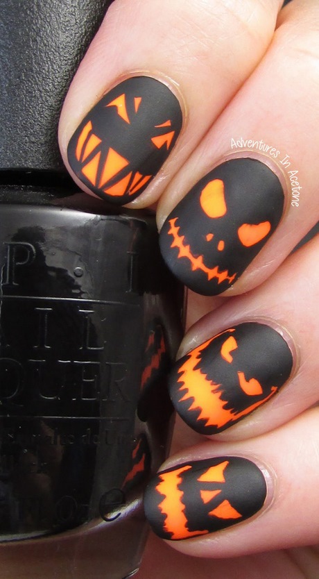 halloween-nail-color-ideas-86_7 Idei de culoare pentru unghii de Halloween