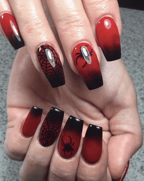 halloween-nail-designs-acrylic-nails-20 Halloween unghii modele unghii acrilice