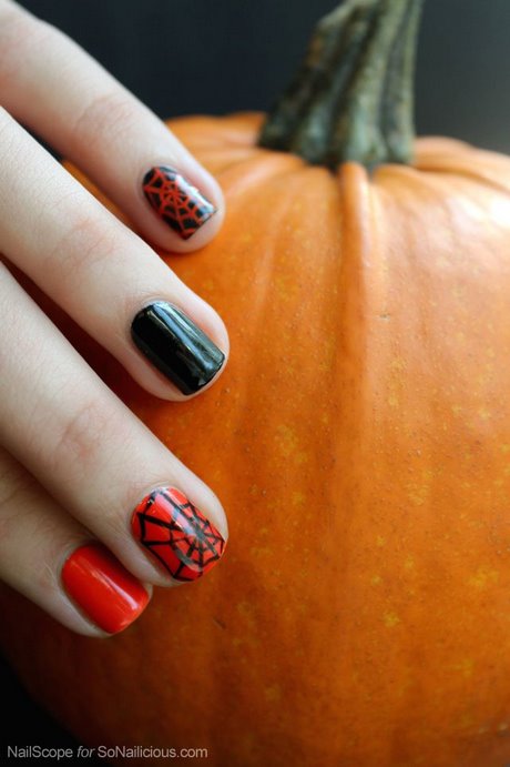 halloween-nail-designs-spider-web-59_15 Halloween nail designs spider web