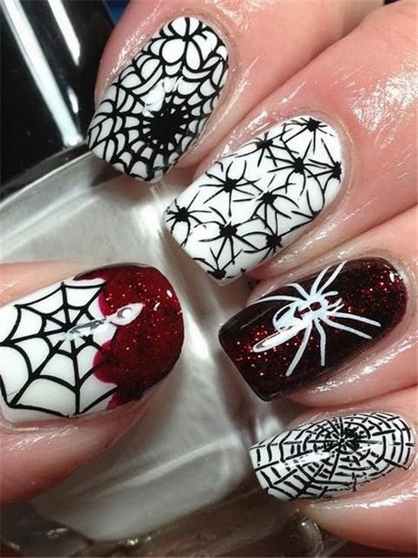 halloween-nail-designs-spider-web-59_2 Halloween nail designs spider web