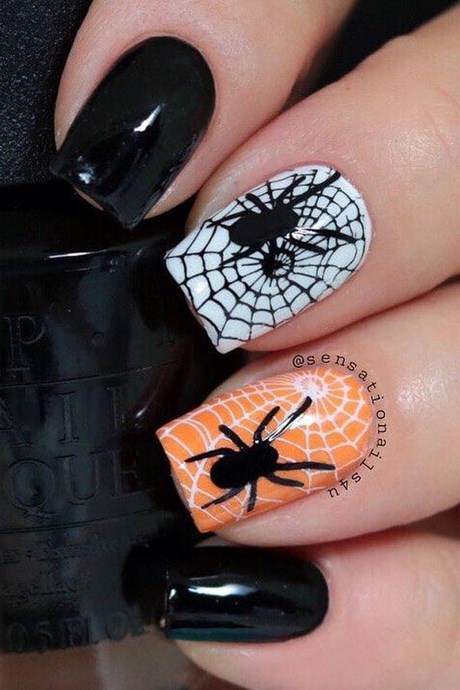 halloween-nail-designs-spider-web-59_3 Halloween nail designs spider web