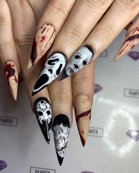 halloween-simple-nail-art-26_10 Halloween simplu nail art