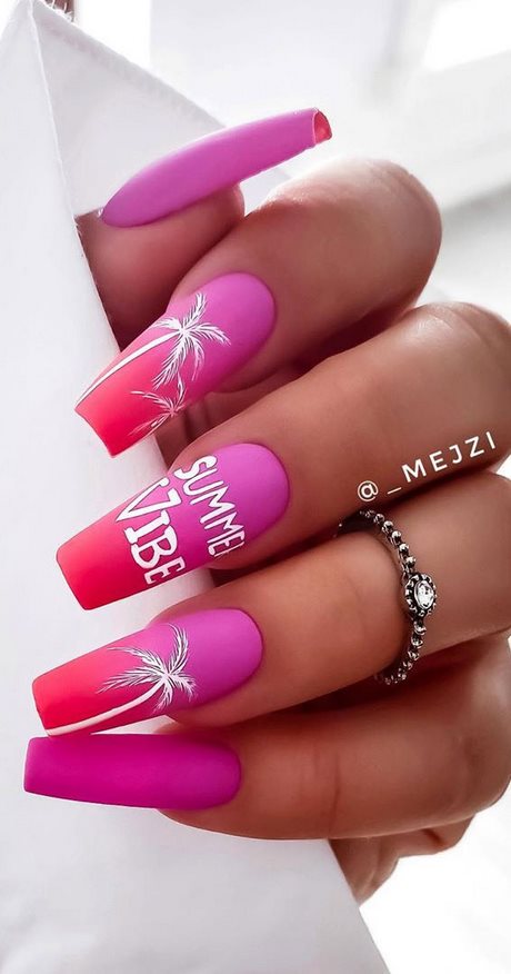 ideas-for-bright-pink-nails-76_4 Idei pentru unghii roz roz