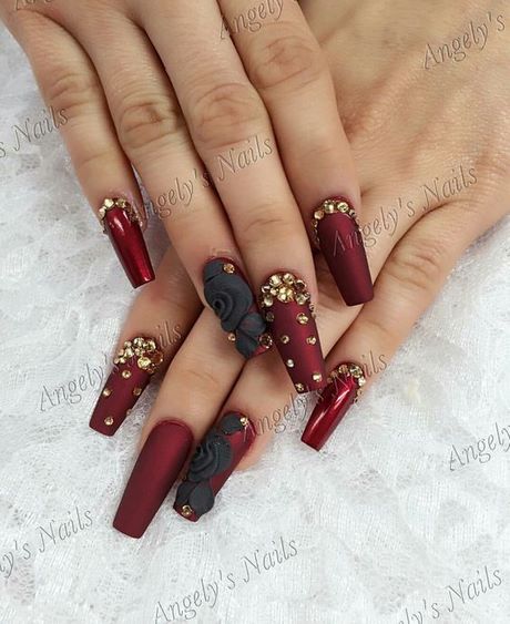 ideas-for-nails-for-fall-42_14 Idei pentru unghii pentru toamna