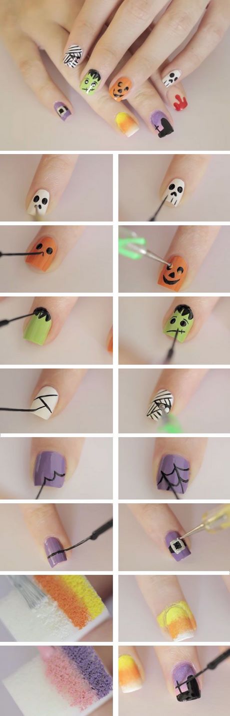 ideas-for-spooky-nails-92_8 Idei pentru unghii infricosatoare