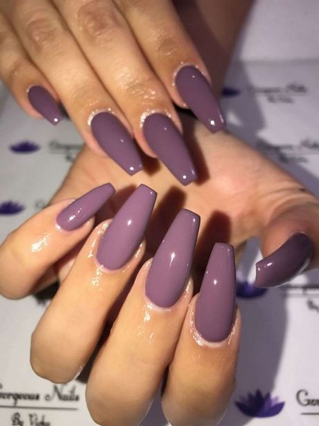 lavender-nail-color-designs-06_6 Modele de culoare pentru unghii de lavandă