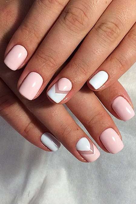 light-pink-and-white-nail-designs-08_17 Modele de unghii roz și alb