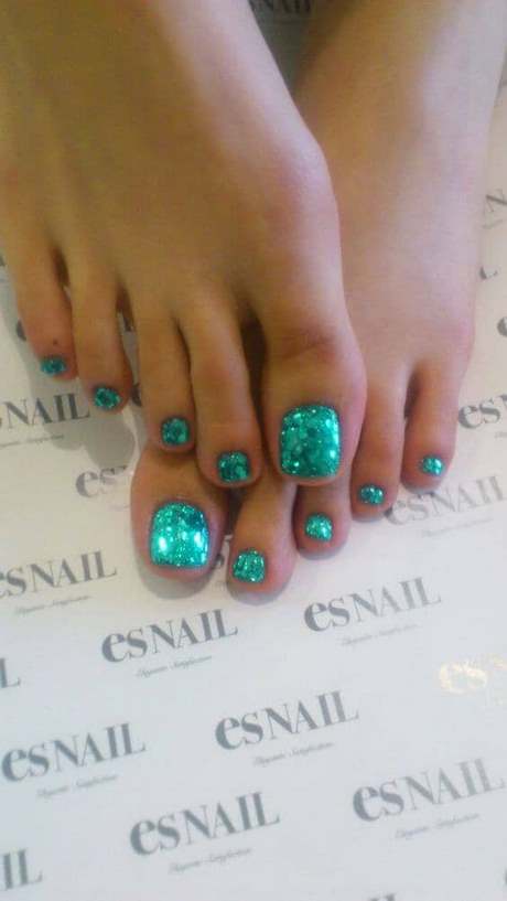 lime-green-toe-nail-designs-12_16 Var verde deget de la picior modele de unghii