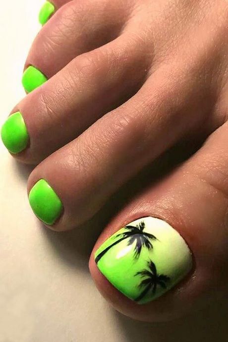 lime-green-toe-nail-designs-12_7 Var verde deget de la picior modele de unghii