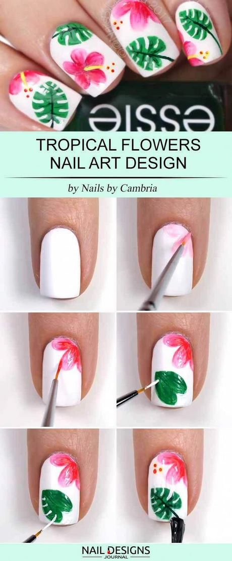 nail-art-design-flowers-step-by-step-86_10 Nail art design flori pas cu pas