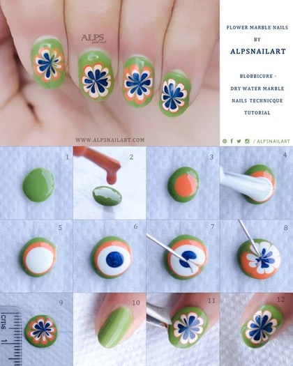 nail-art-design-flowers-step-by-step-86_15 Nail art design flori pas cu pas