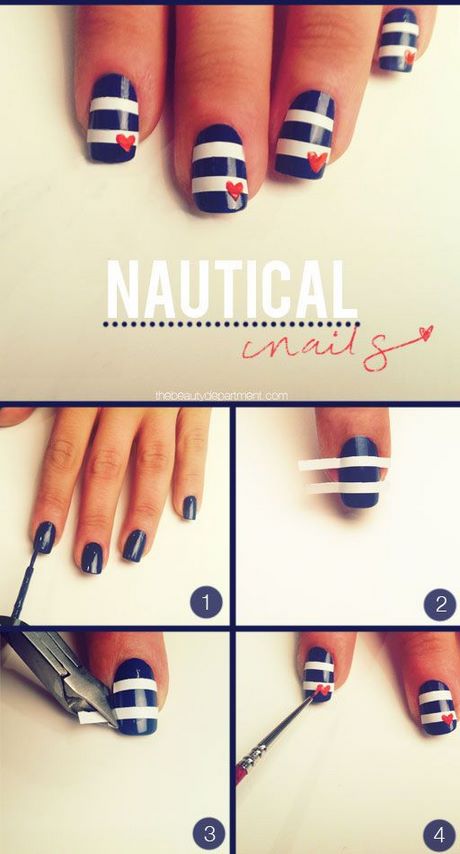 nail-art-design-simple-step-by-step-90_10 Nail art design simplu pas cu pas