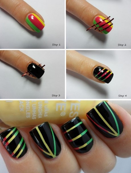 nail-art-design-simple-step-by-step-90_5 Nail art design simplu pas cu pas