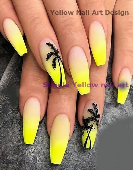 nail-art-design-yellow-37_4 Nail art design galben