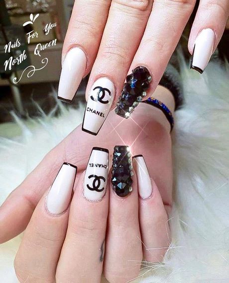 nail-art-designs-chanel-46_2 Nail art modele chanel