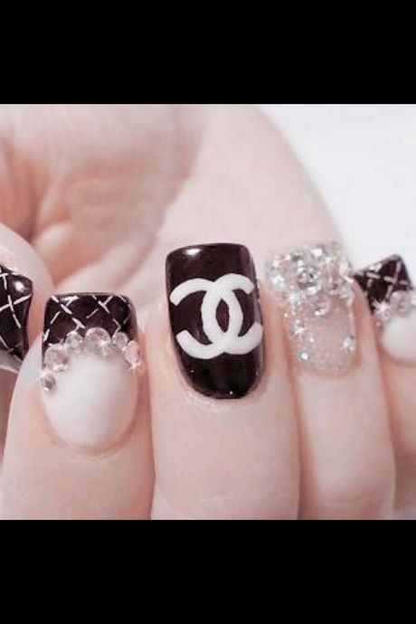 nail-art-designs-chanel-46_5 Nail art modele chanel
