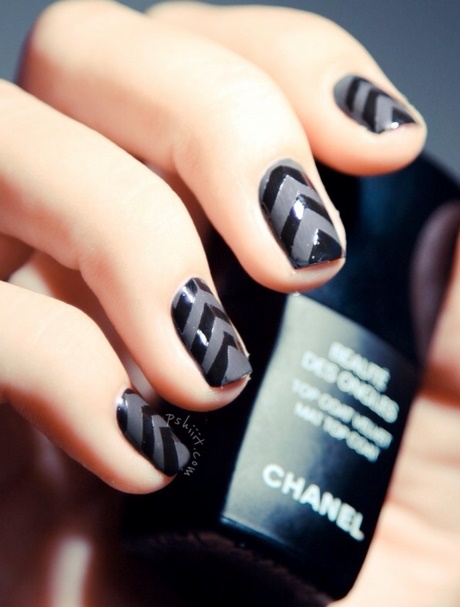 nail-art-designs-chanel-46_6 Nail art modele chanel