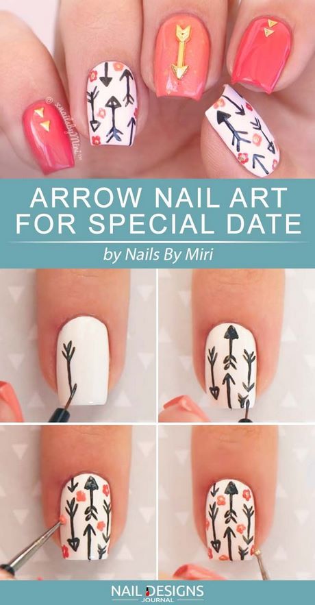 nail-art-designs-simple-at-home-16_12 Nail art designs simplu la domiciliu