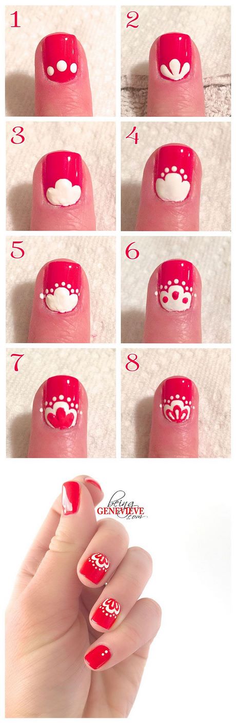 nail-art-ideas-easy-step-by-step-11_12 Nail art Idei ușor pas cu pas