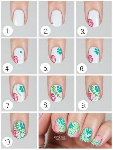 nail-art-ideas-easy-step-by-step-11_5 Nail art Idei ușor pas cu pas