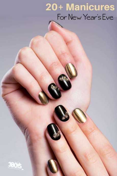 nail-color-ideas-for-new-years-04_15 Idei de culoare pentru unghii pentru Anul Nou