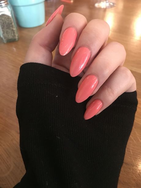 nail-designs-coral-color-71_5 Unghii modele de culoare coral