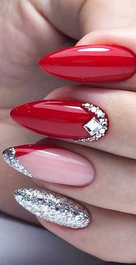 nail-designs-on-red-polish-97_15 Modele de unghii pe lac roșu