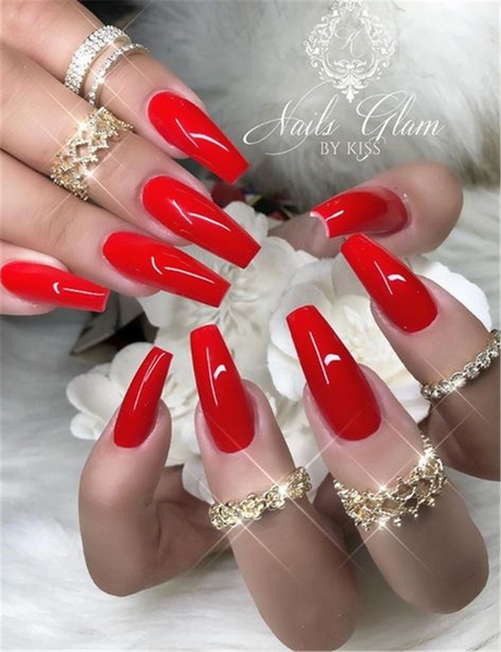 nail-designs-on-red-polish-97_3 Modele de unghii pe lac roșu