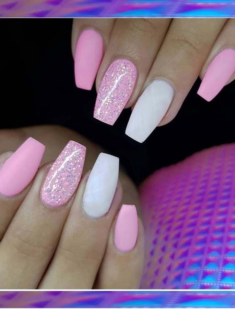 nail-designs-pink-glitter-28_2 Unghii modele roz sclipici