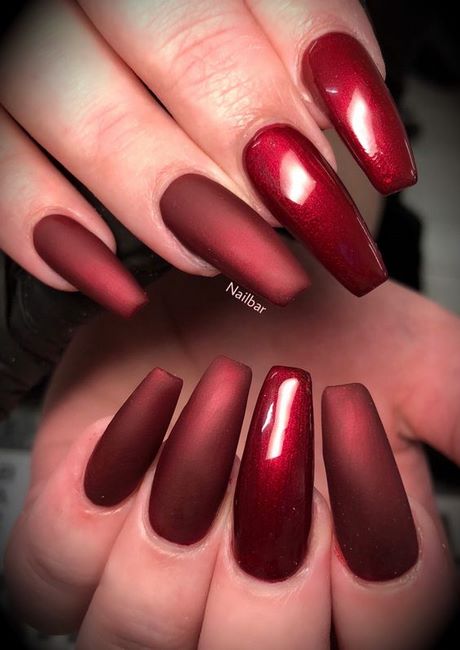 nail-designs-wine-color-10_11 Unghii modele de culoare vin