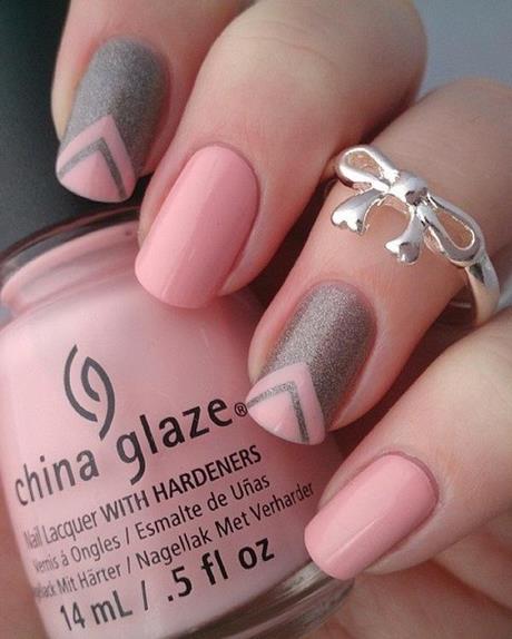 nail-designs-with-gray-polish-34_3 Modele de unghii cu lac gri