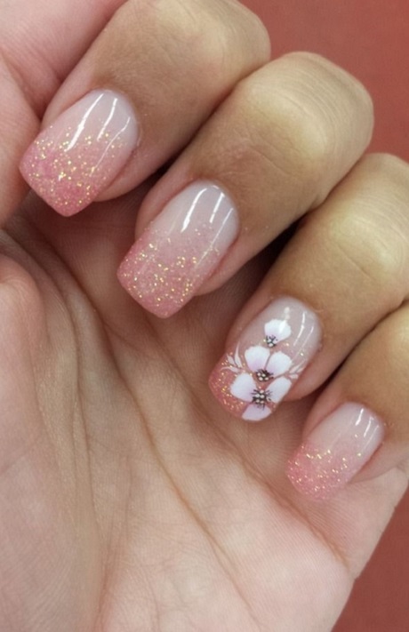 nail-designs-with-pink-polish-44_3 Modele de unghii cu lac roz