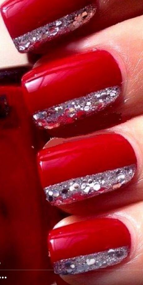 nail-designs-with-red-polish-09_14 Modele de unghii cu lac roșu