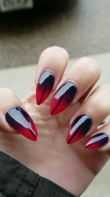 nail-designs-with-red-polish-09_17 Modele de unghii cu lac roșu