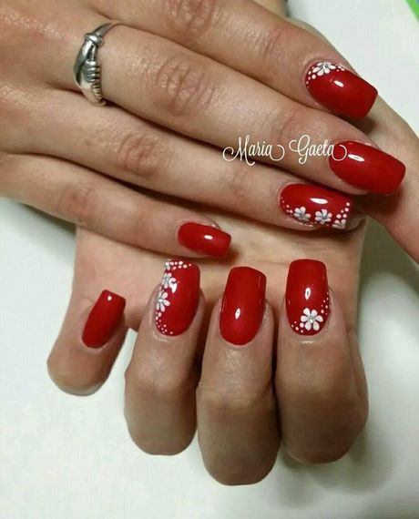 nail-designs-with-red-polish-09_5 Modele de unghii cu lac roșu