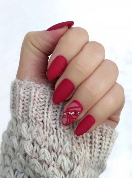 nail-designs-with-red-polish-09_6 Modele de unghii cu lac roșu