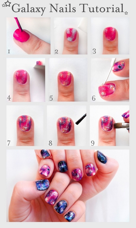 nail-polish-designs-step-by-step-49_16 Lac de unghii modele pas cu pas