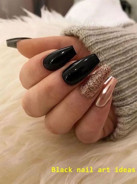 nails-with-black-design-26_3 Cuie cu design negru