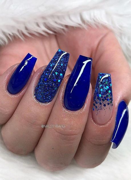 navy-blue-nail-designs-for-prom-79_3 Modele de unghii albastru bleumarin pentru bal